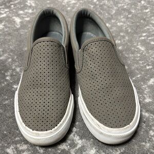 Gray Slip-On Shoes
